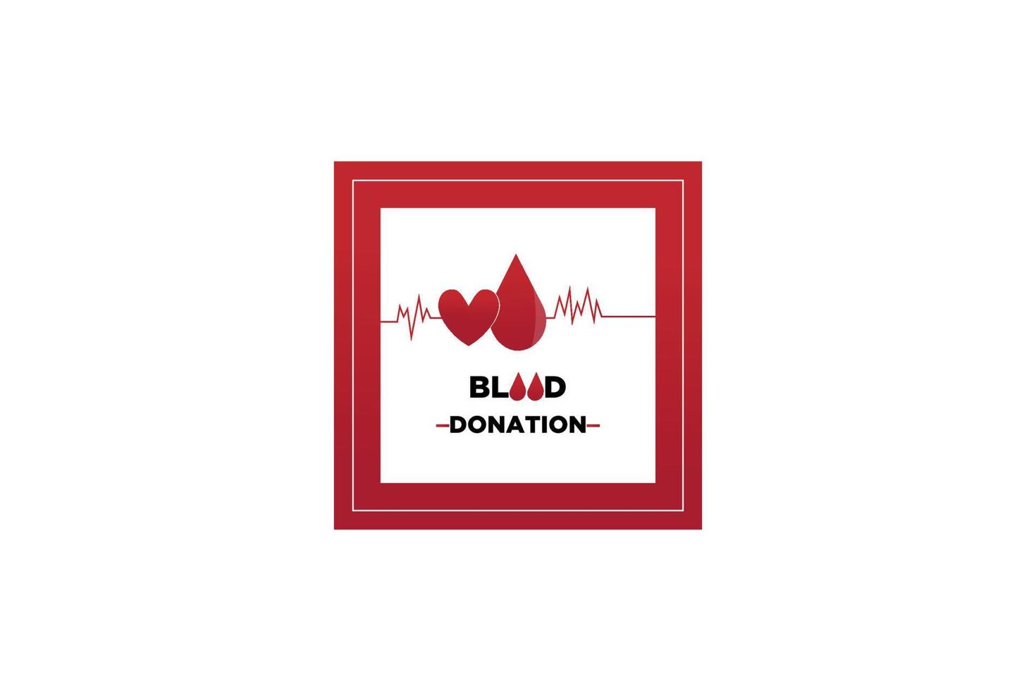 sangre donación ilustración vector