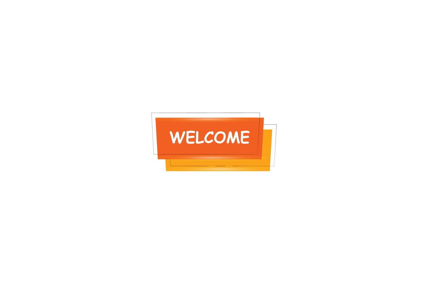 welcome vector illustration