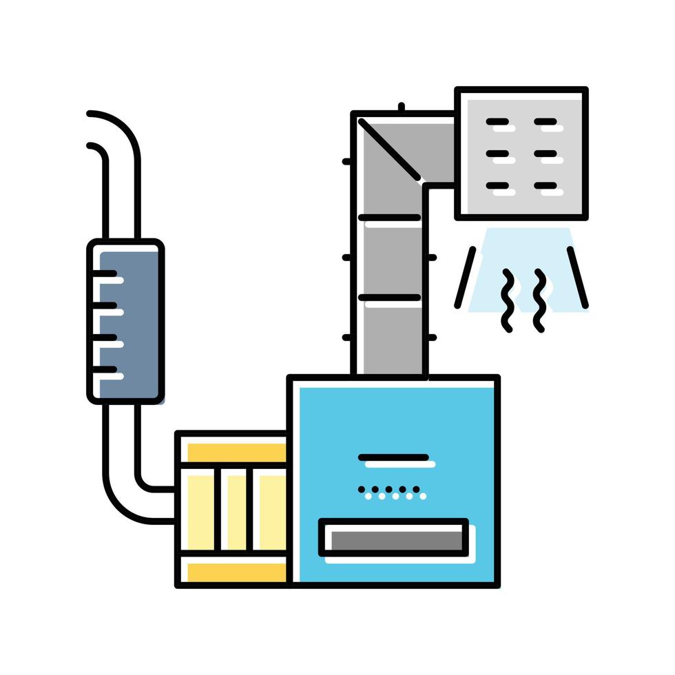 purification system color icon vector illustration