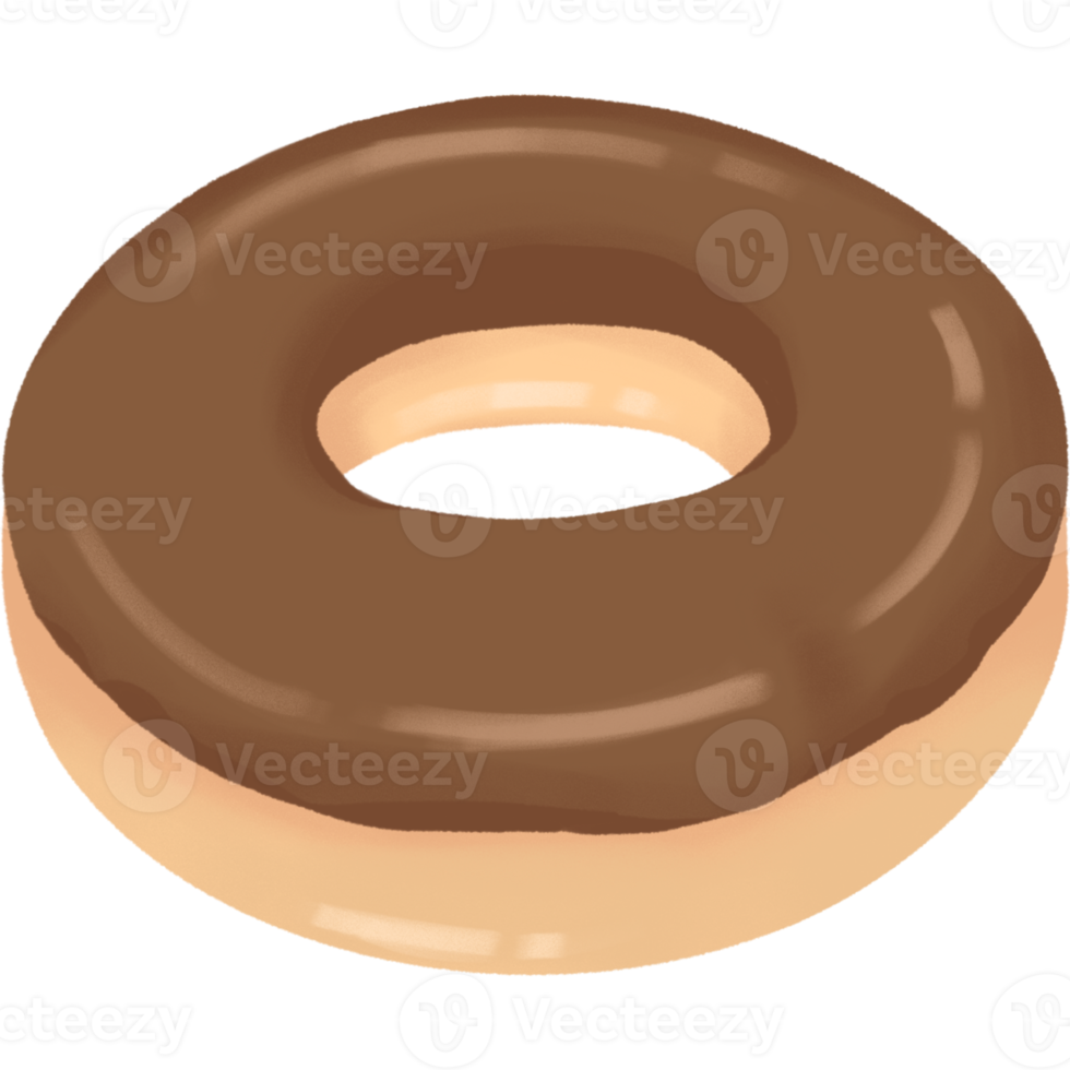 Donut Chocolat illustration png