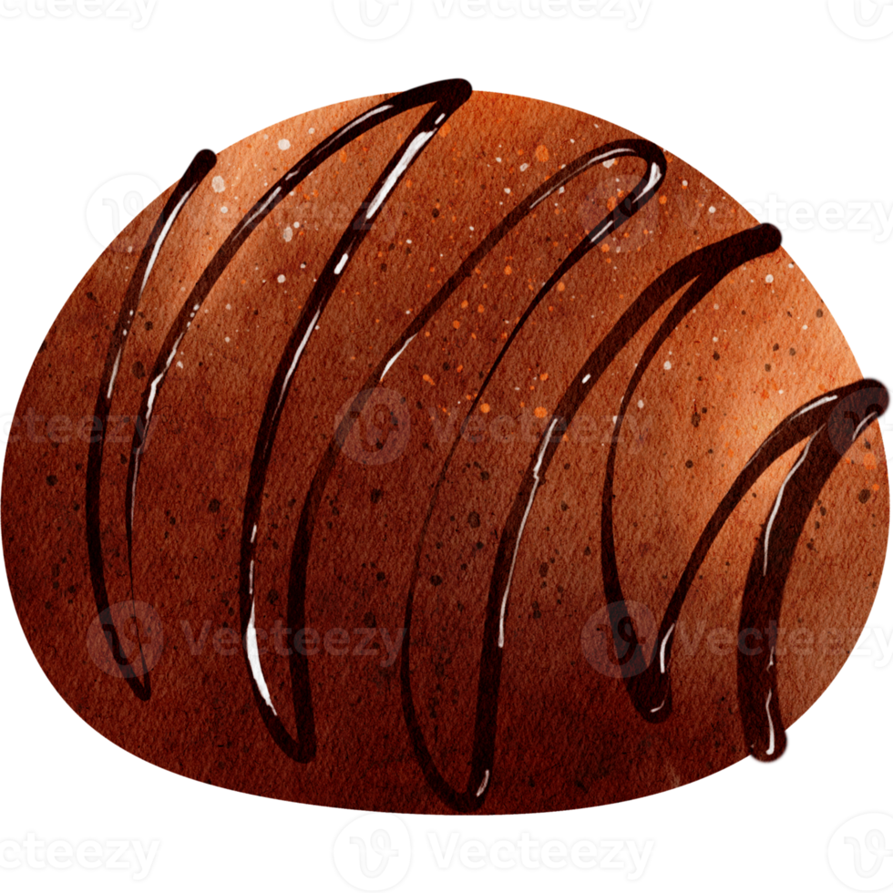 cioccolato palla acquerello illustrazione png