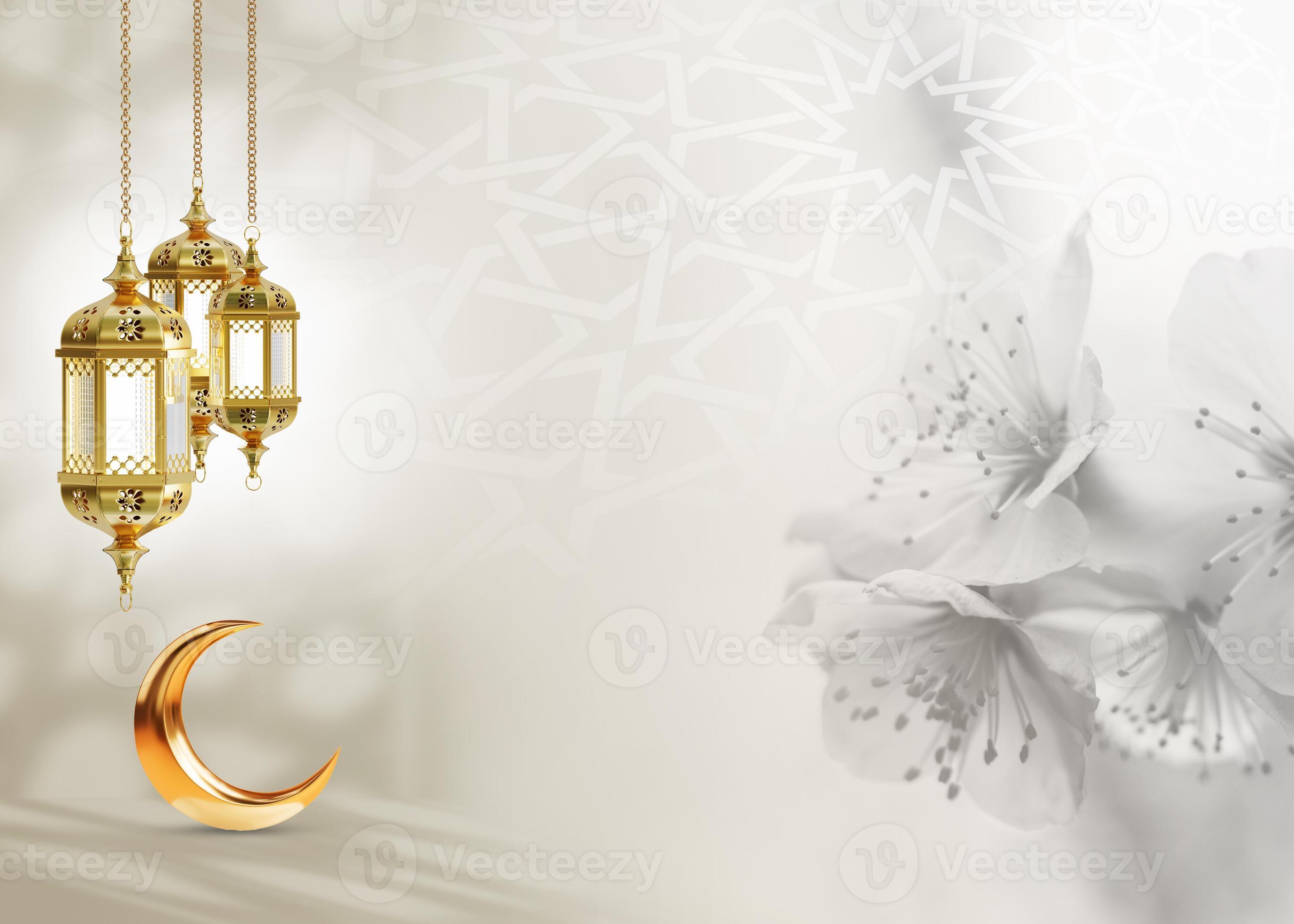 Ramadan Kareem. Islamic greeting template with ramadan for wallpaper