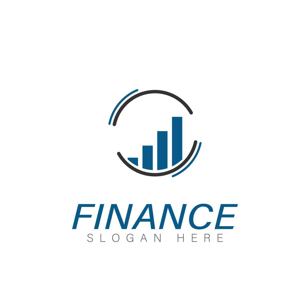 Fundraising Financial And Accounting Logo Design vector