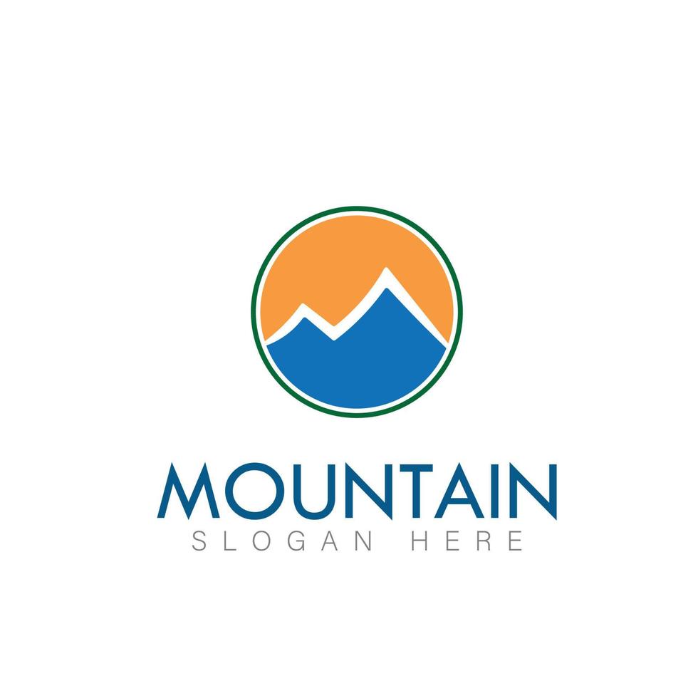 montaña logo, montaña logo imágenes vector