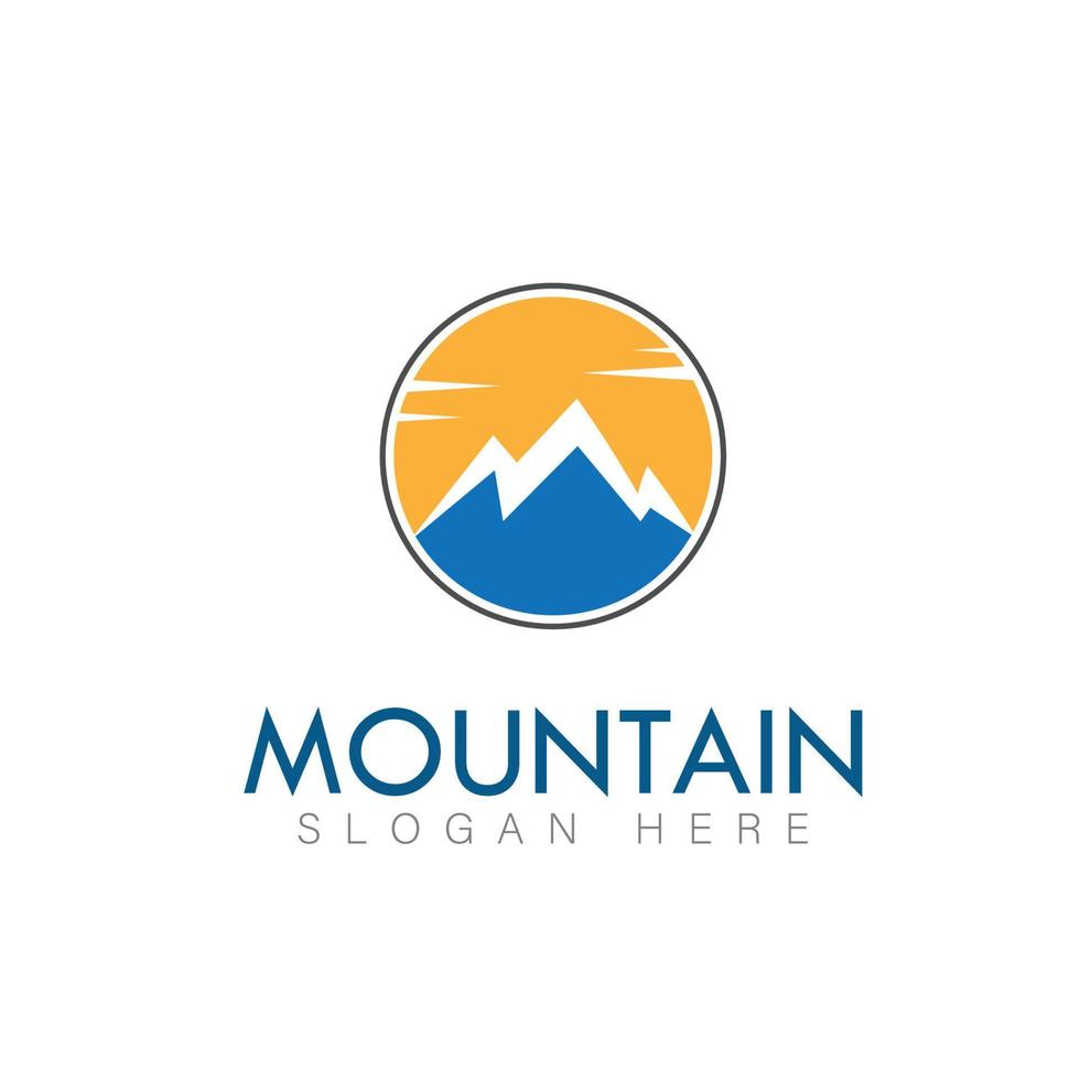 montaña logo, montaña logo imágenes vector