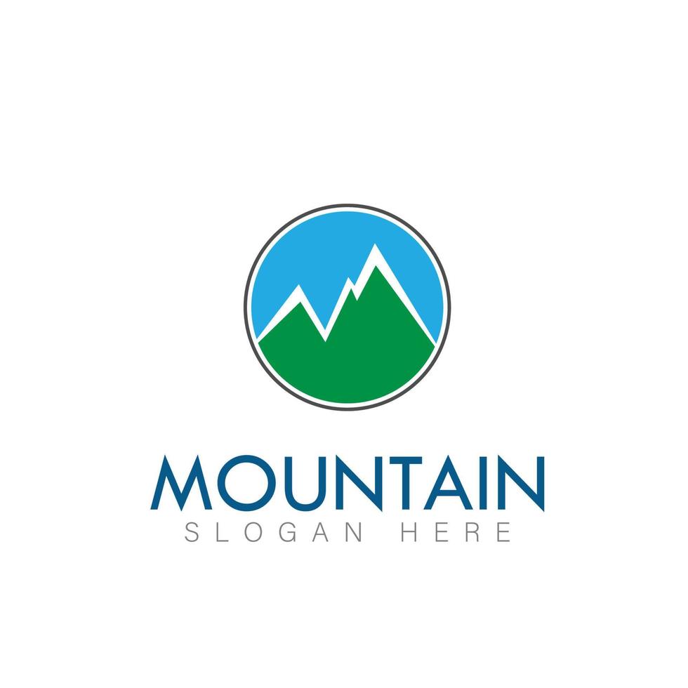 montaña logo, montaña logo imágenes vector