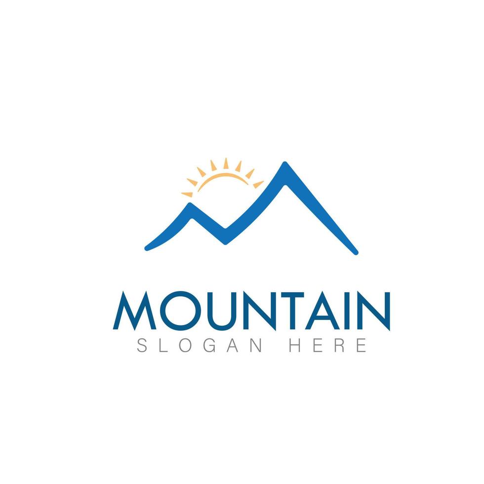 montaña logo, montaña logo imágenes vector