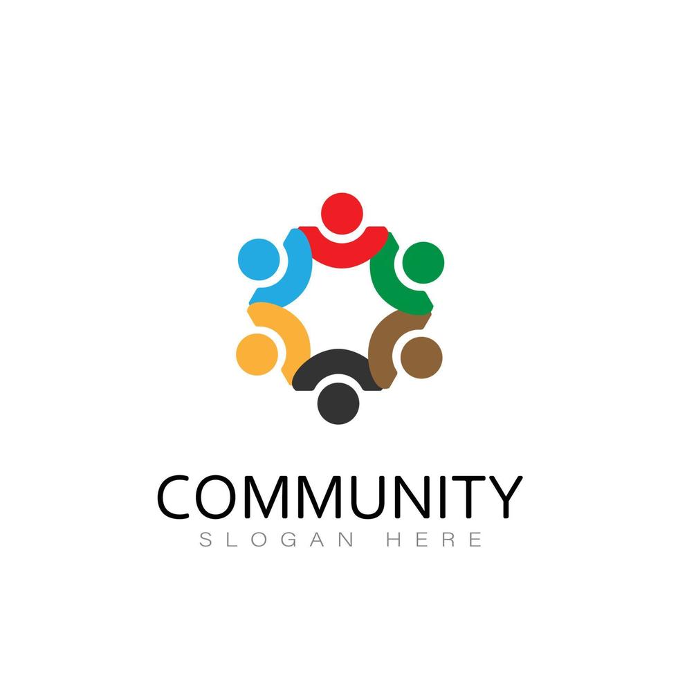 Community Logo Icon Design Vector people