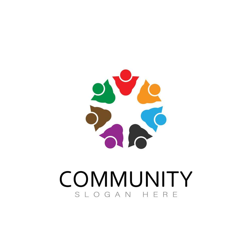 Community Logo Icon Design Vector people