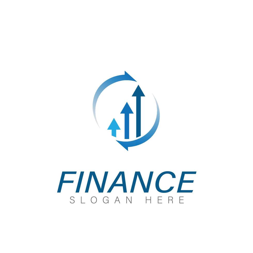 Fundraising Financial And Accounting Logo Design vector