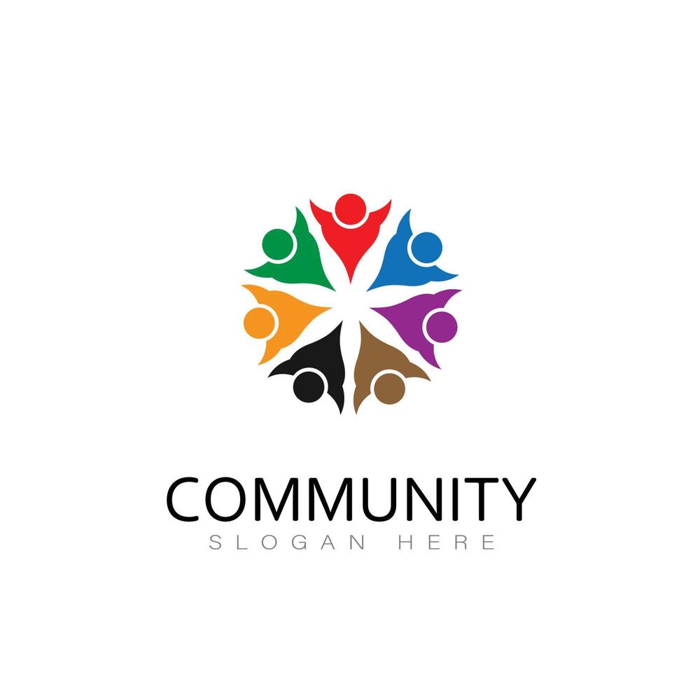 Community Logo Icon Design Vector people