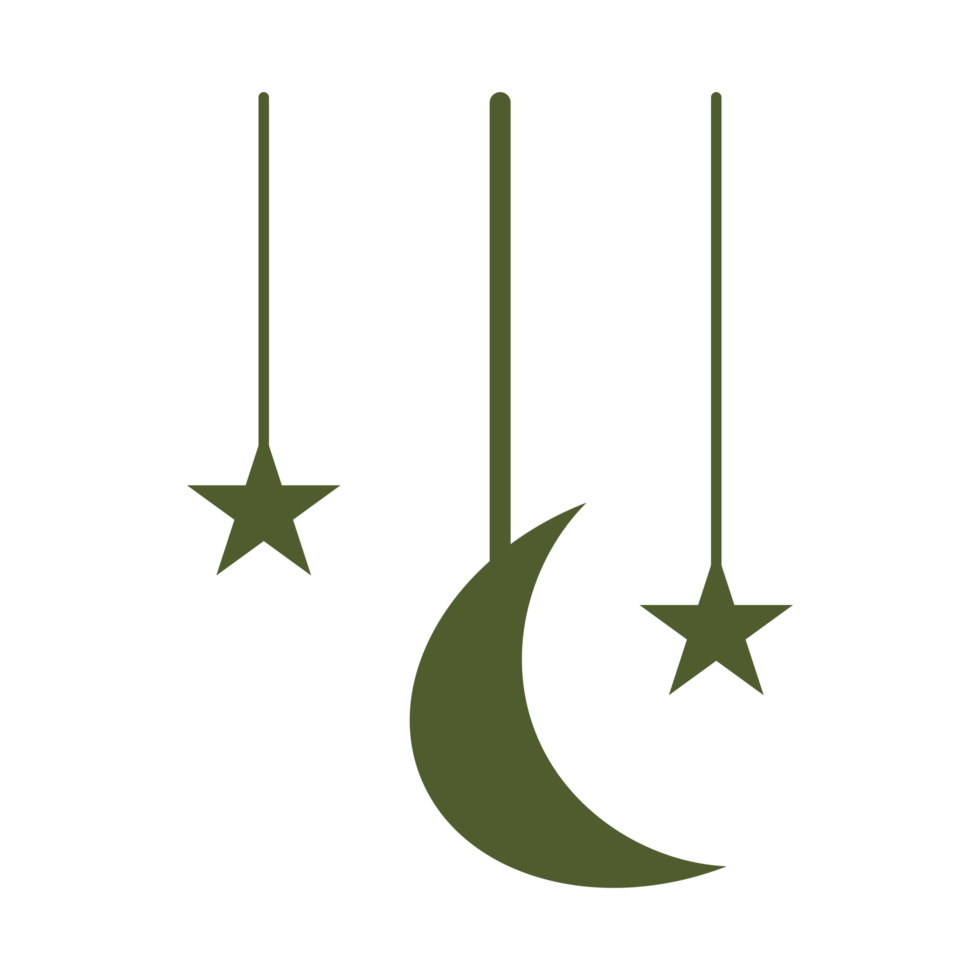 Islamic Moon Stars png