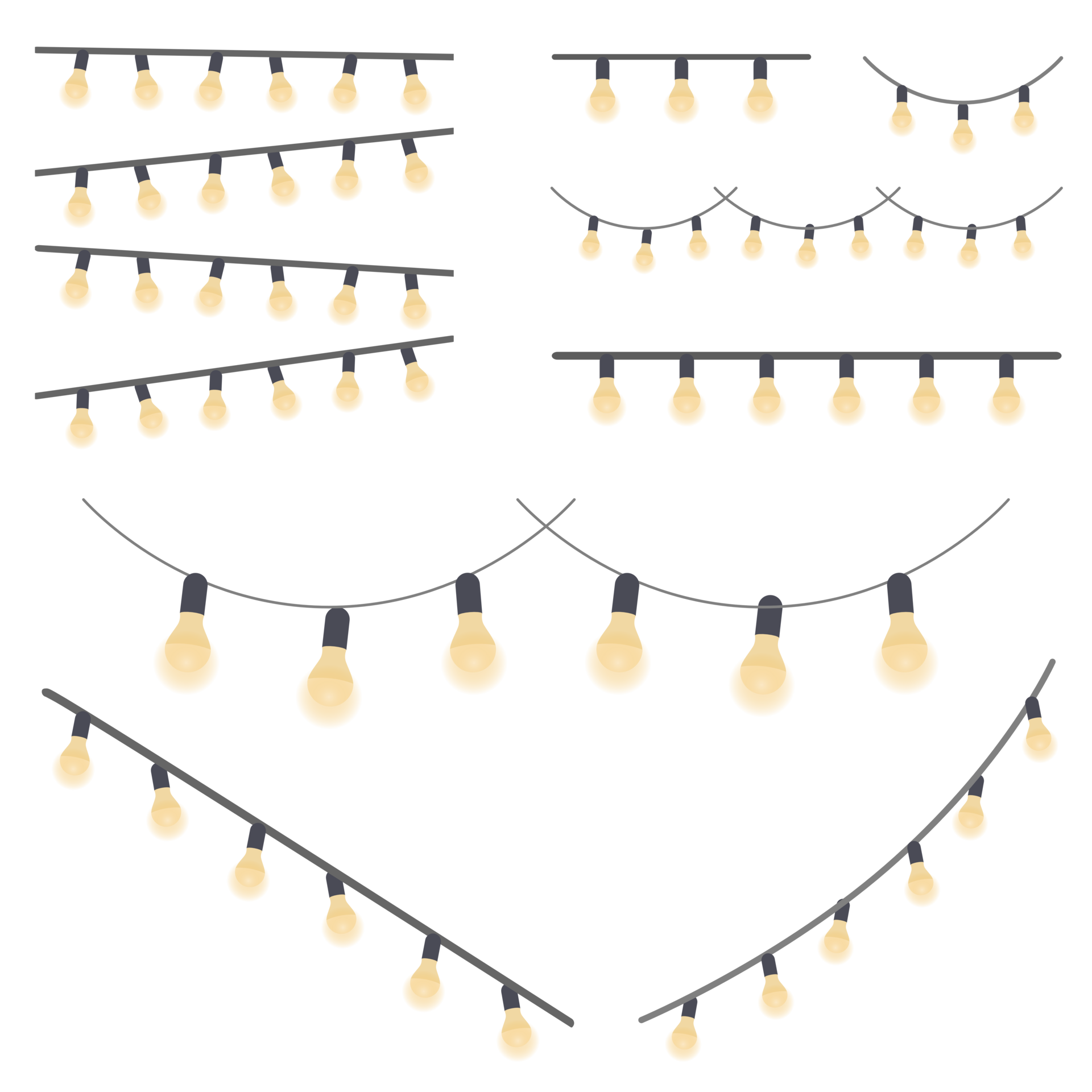 colgando luces café 21164976 PNG