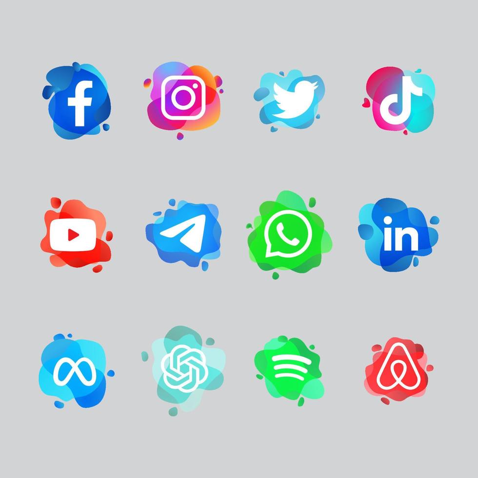 Online Mobile Tech Icons vector