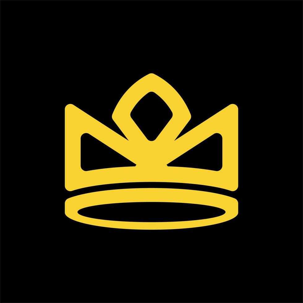 Crown beauty luxury modern creative logo design vector