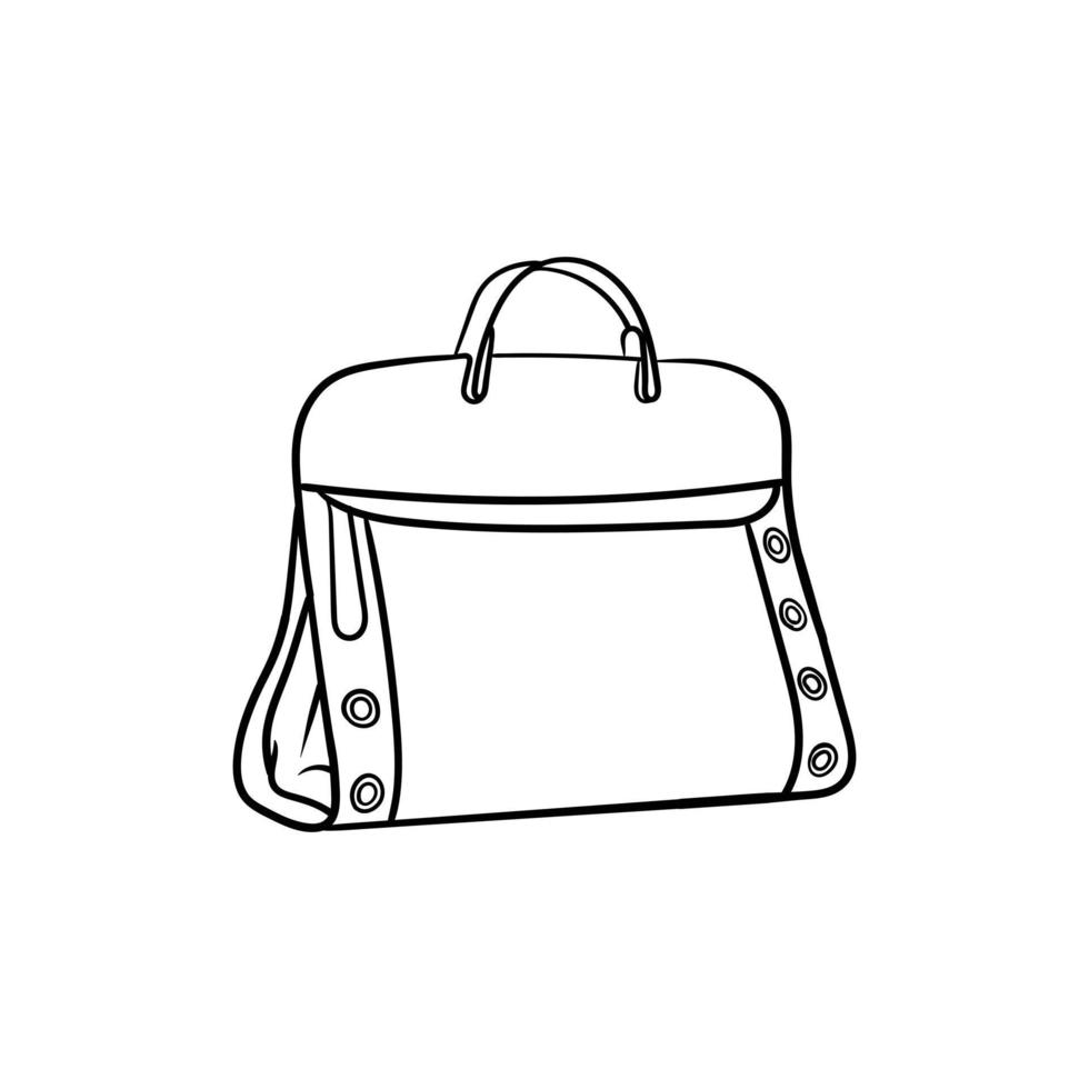 bolso Moda elegante ilustración creativo diseño vector