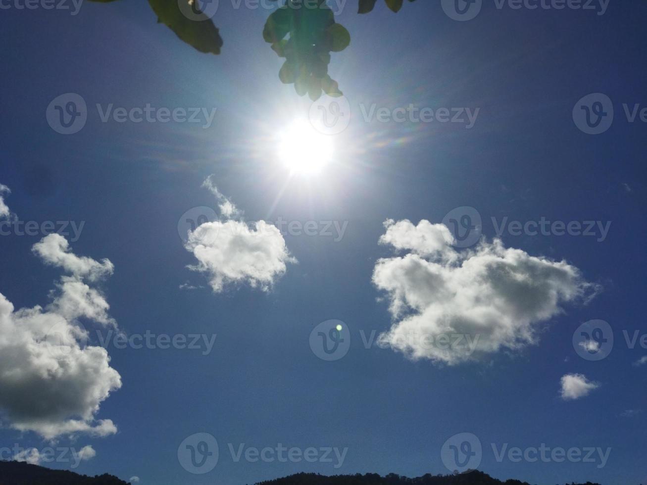 Blue sky and clouds photo