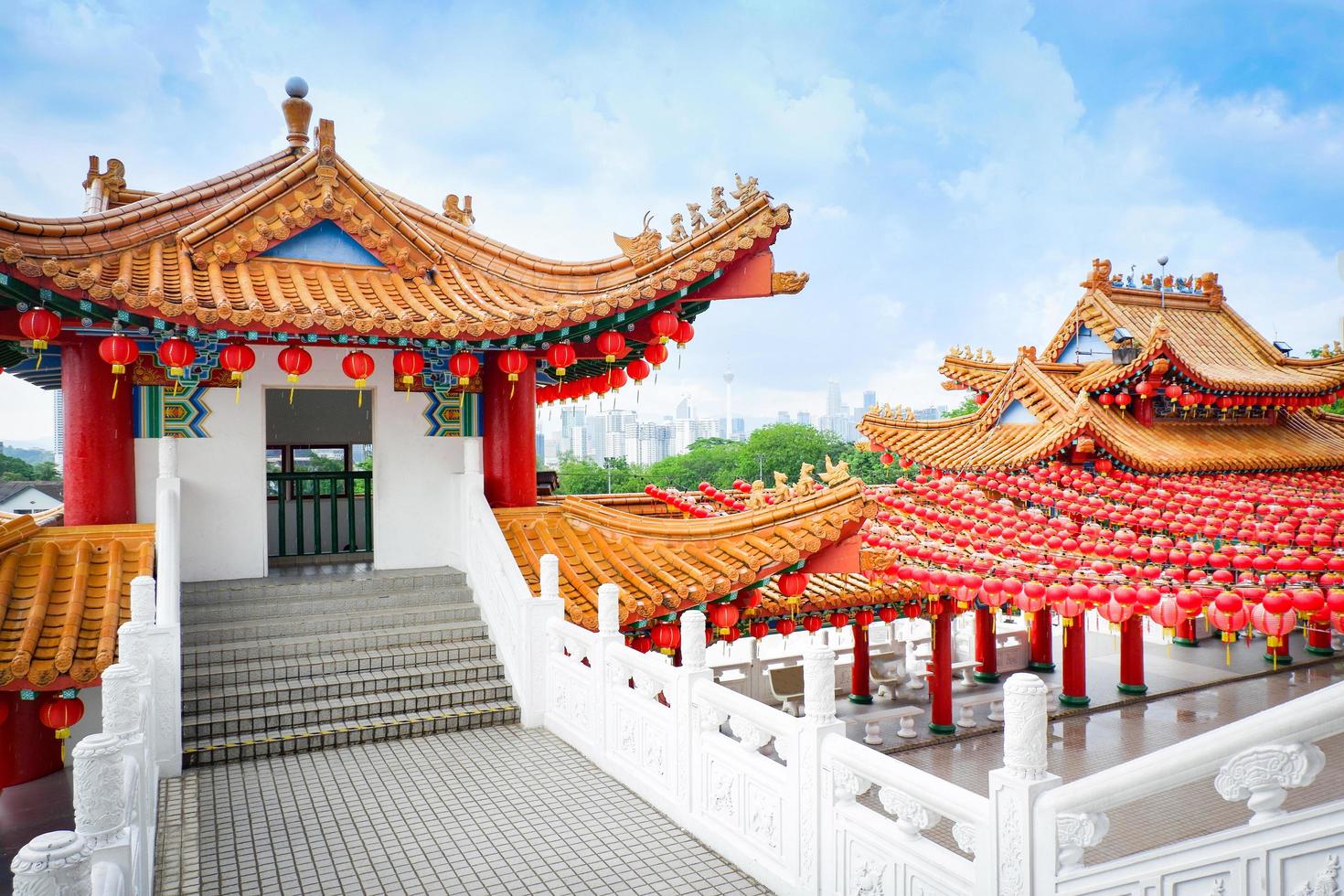 Thean Hou Temple at Kuala Lumpur Malaysia temple Chinese vintage style of Buddhism photo