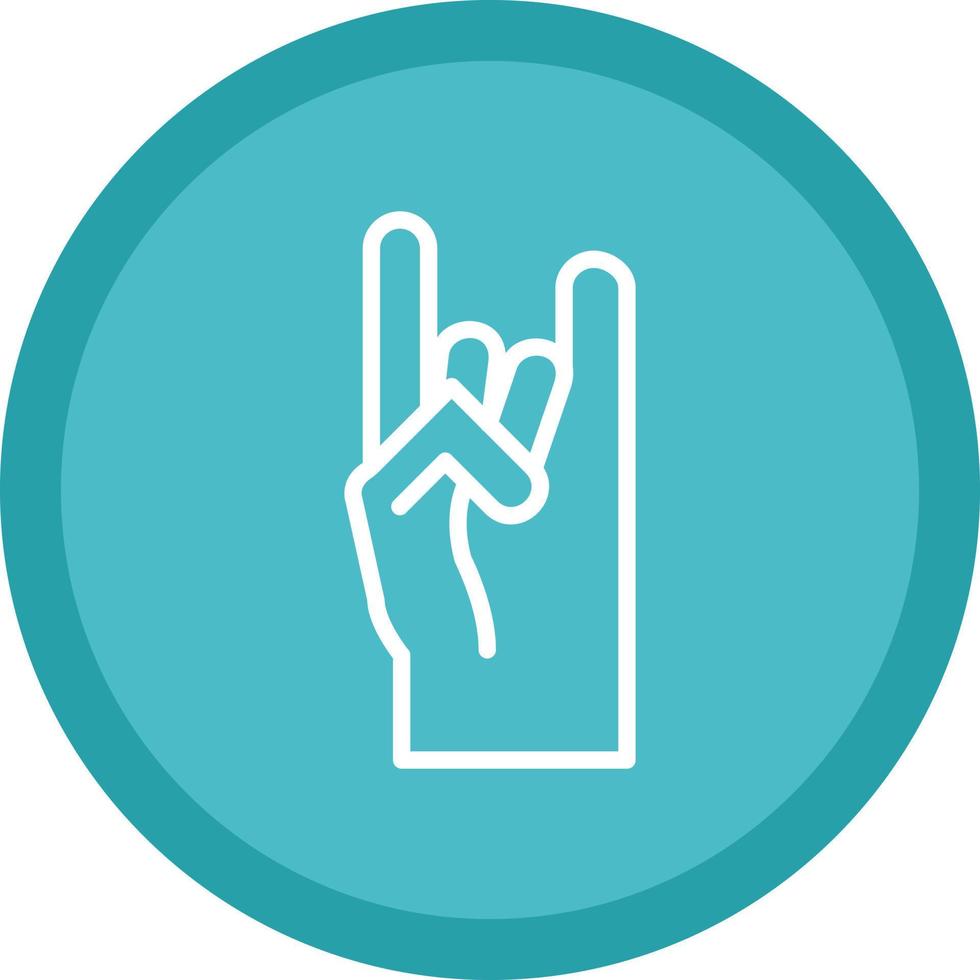 Sign Language Vector Icon Design