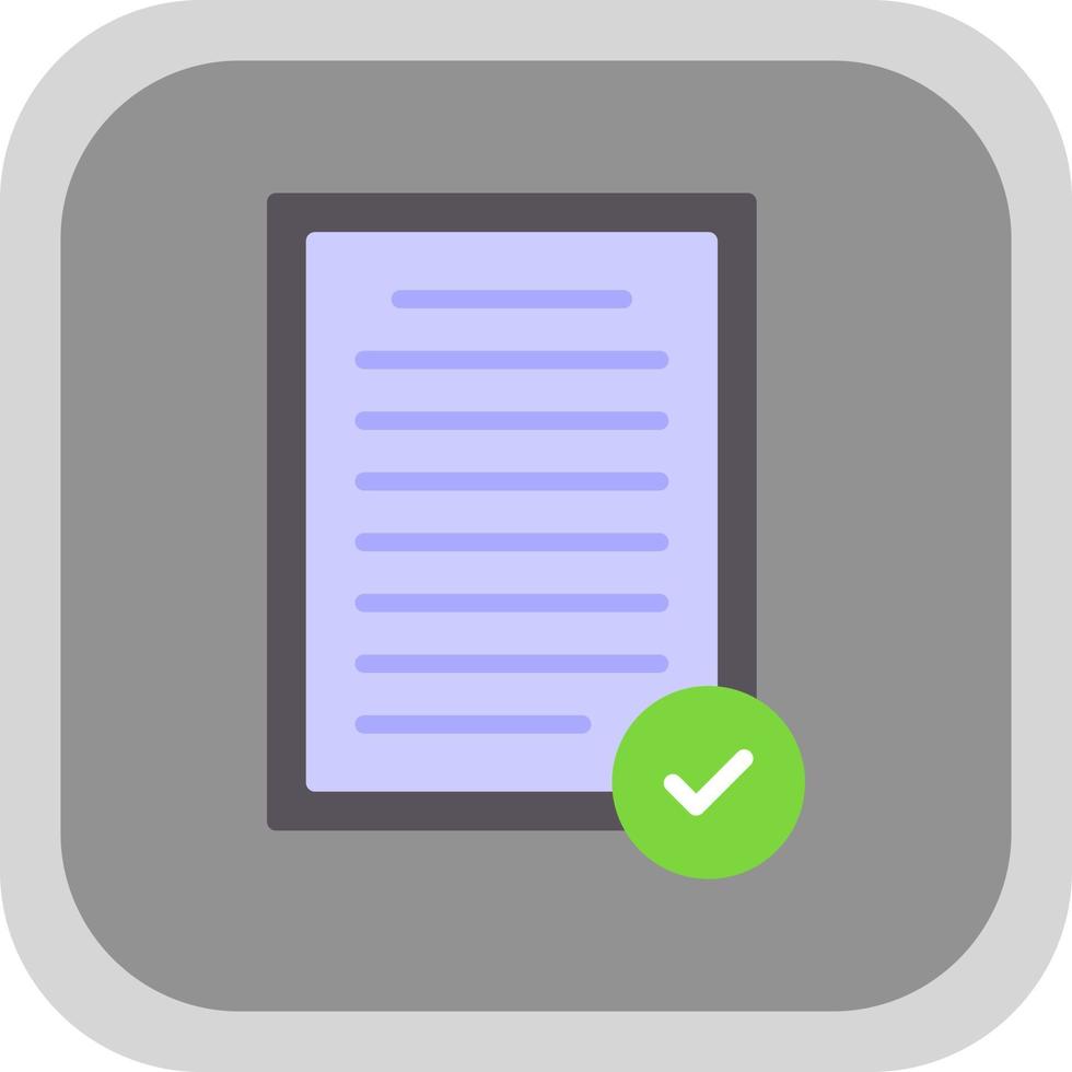 Checked Vector Icon Design