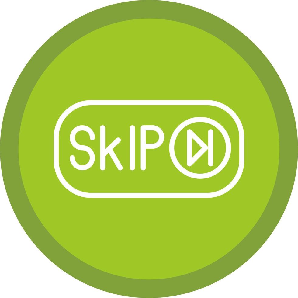 Skip Ad Vector Icon Design