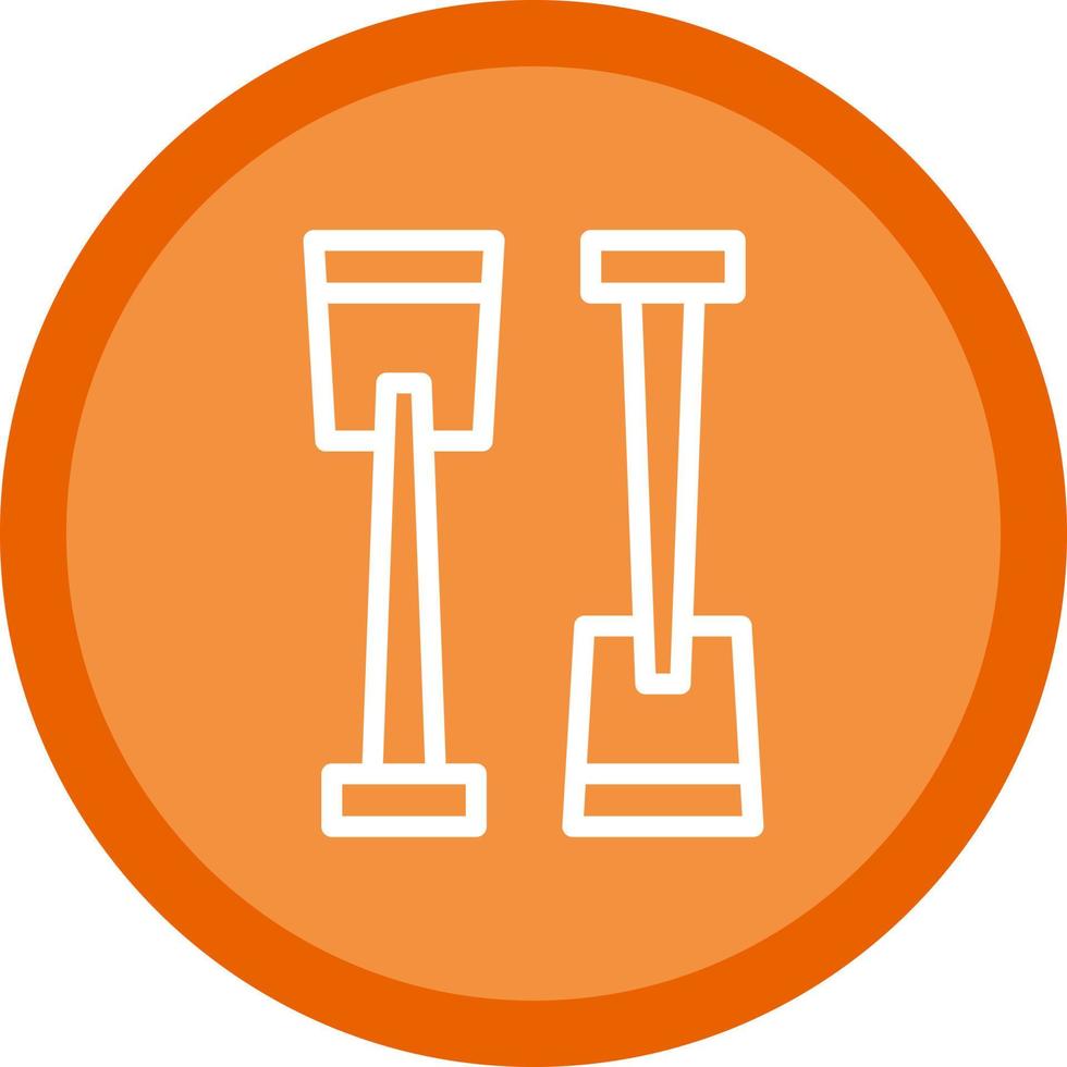 Paddle Vector Icon Design