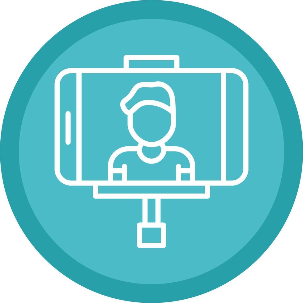 Vlogger Vector Icon Design