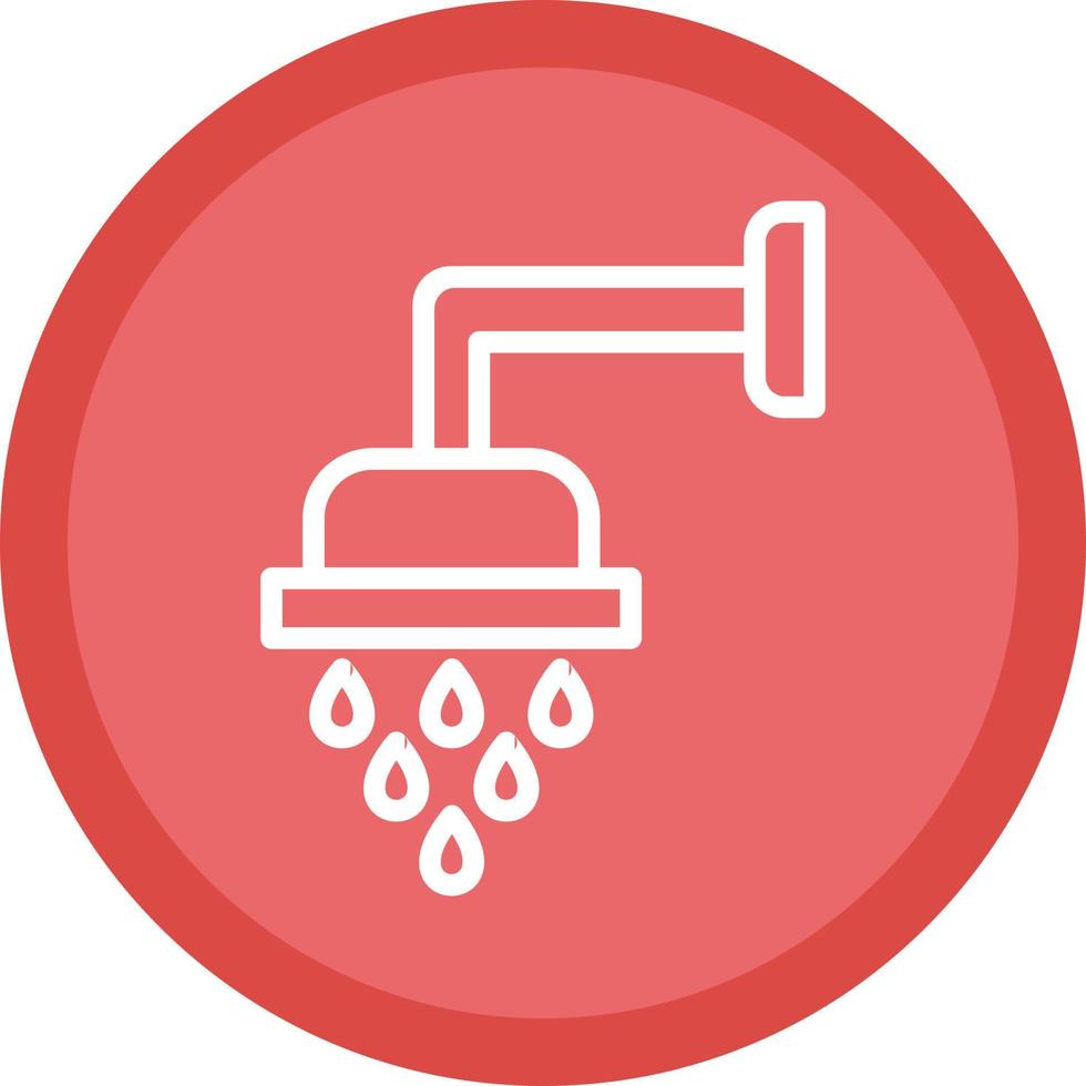 Shower Head Vector Icon Design