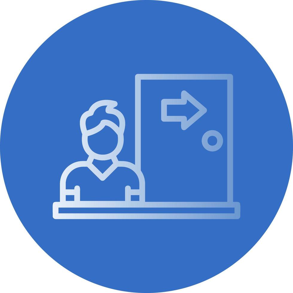 Dismissal Vector Icon Design