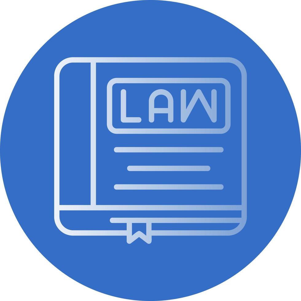 Law Book Vector Icon Design