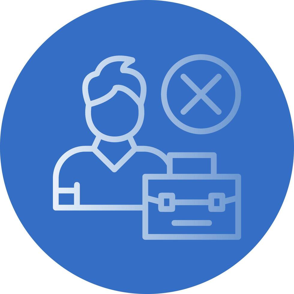 Unemployed Vector Icon Design