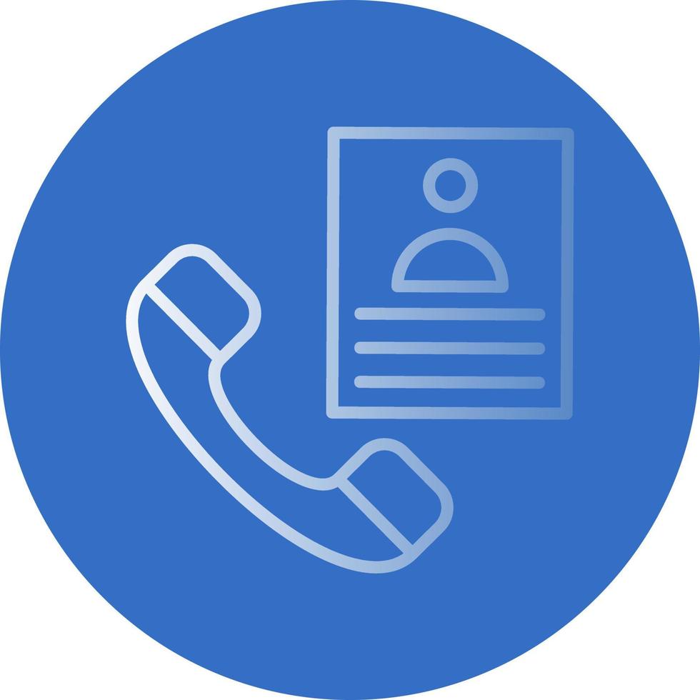 Contact Vector Icon Design