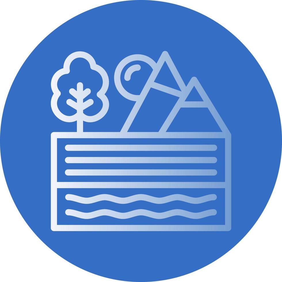 Valley Vector Icon Design