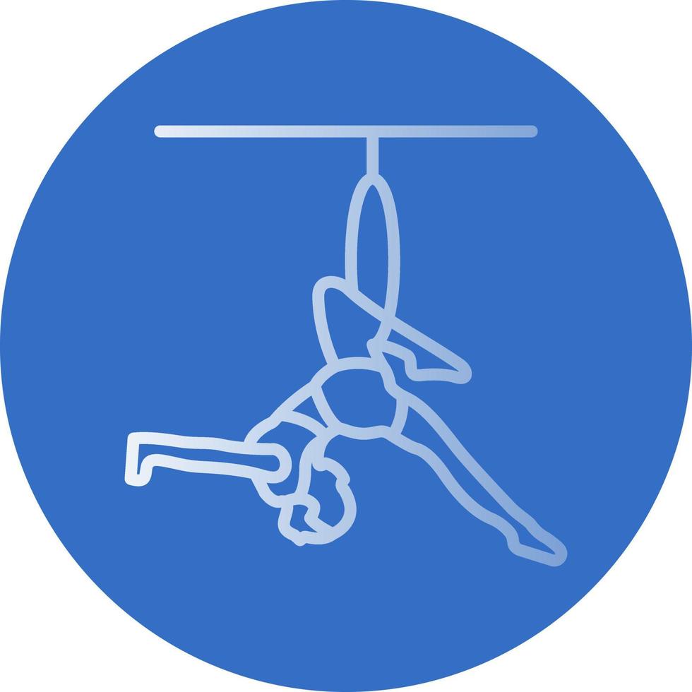 Trapeze Artist Vector Icon Design