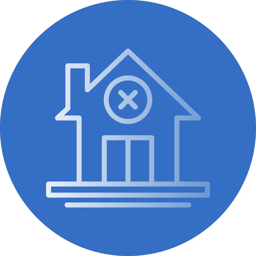 No Home Vector Icon Design