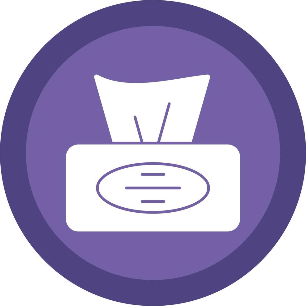 Tissue Box Vector Icon Design