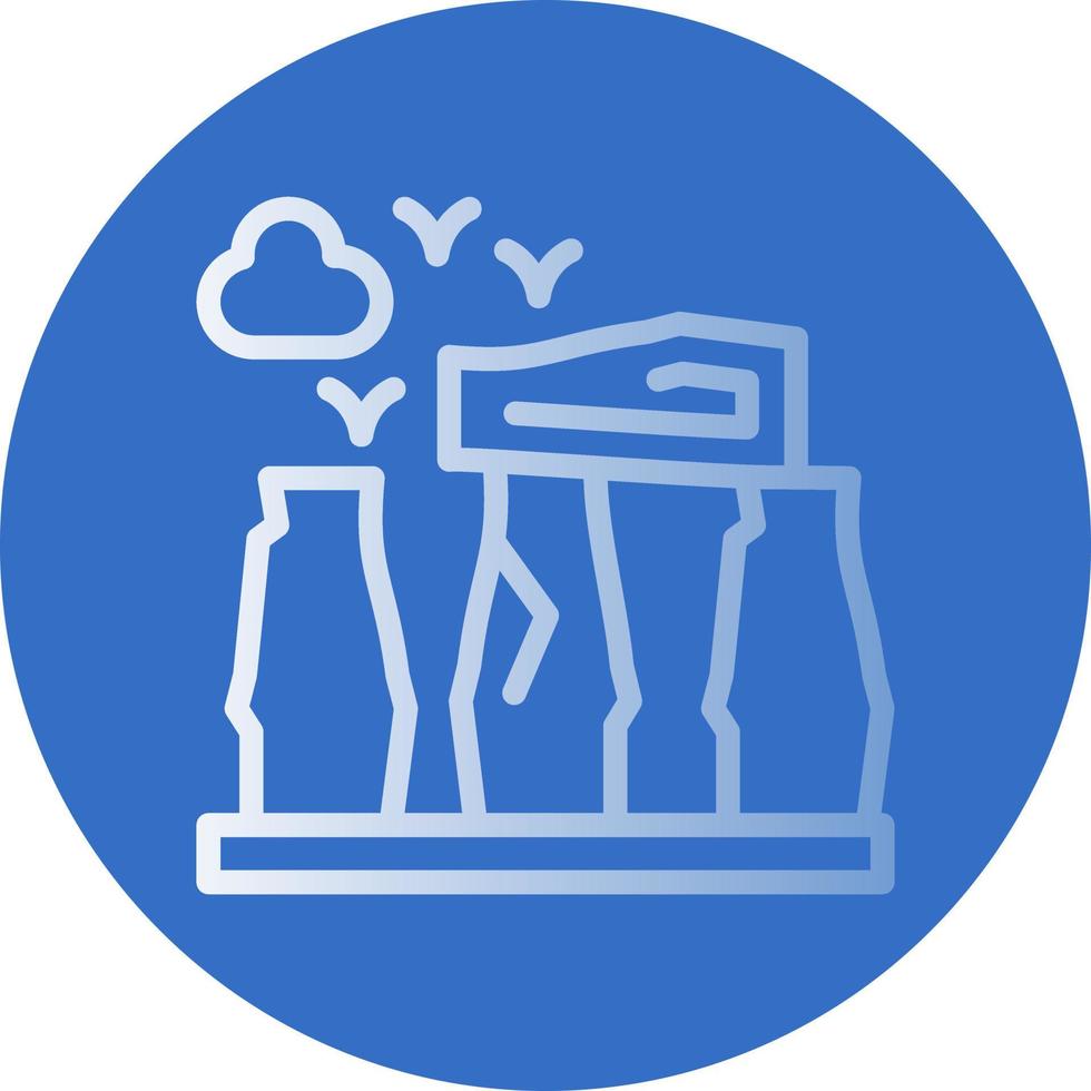 Stonehenge Vector Icon Design