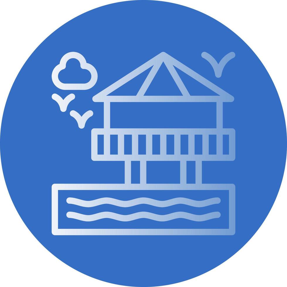 Resort Vector Icon Design
