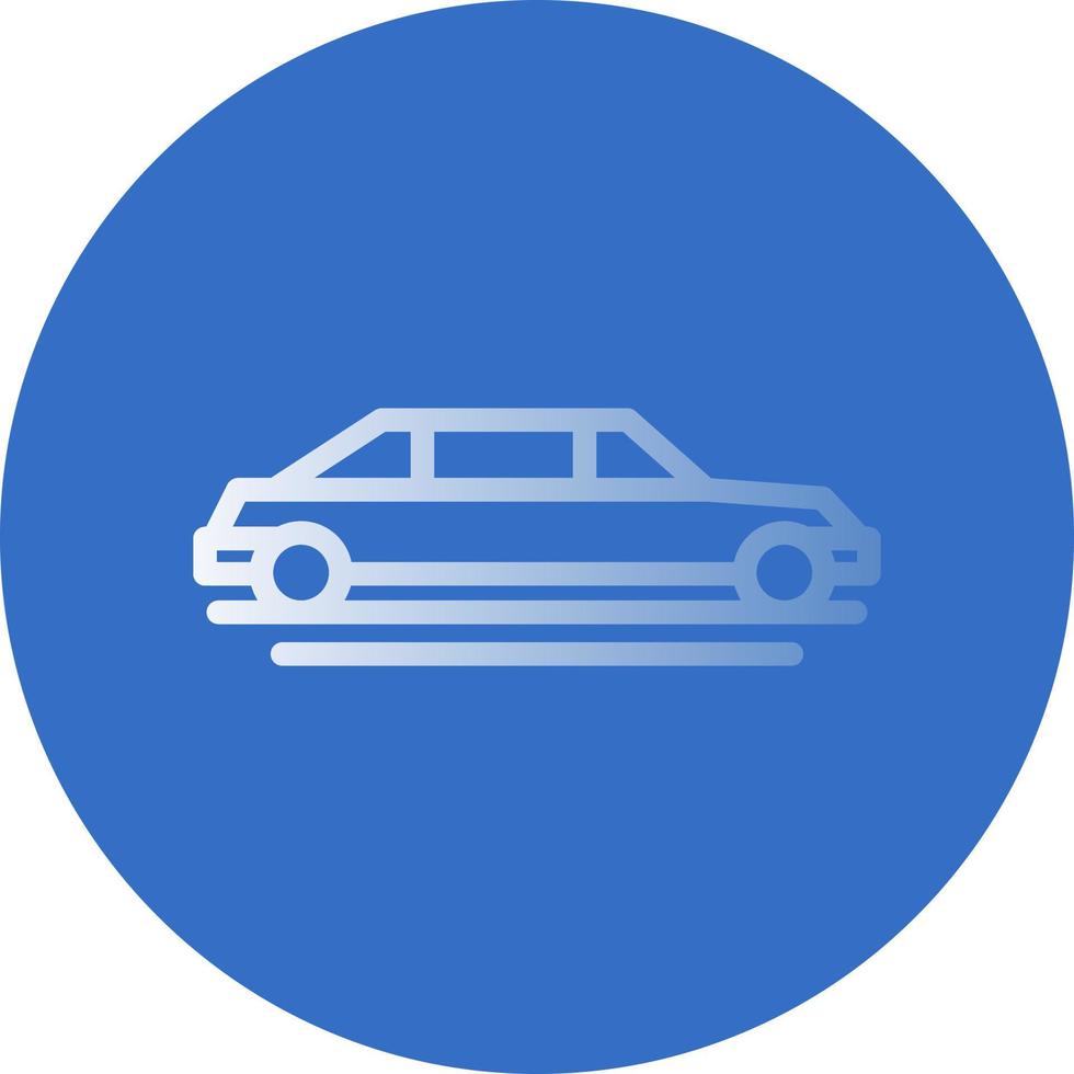 Limousine Vector Icon Design