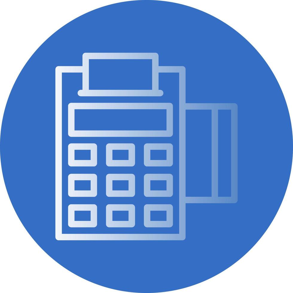 Pos Terminal Vector Icon Design
