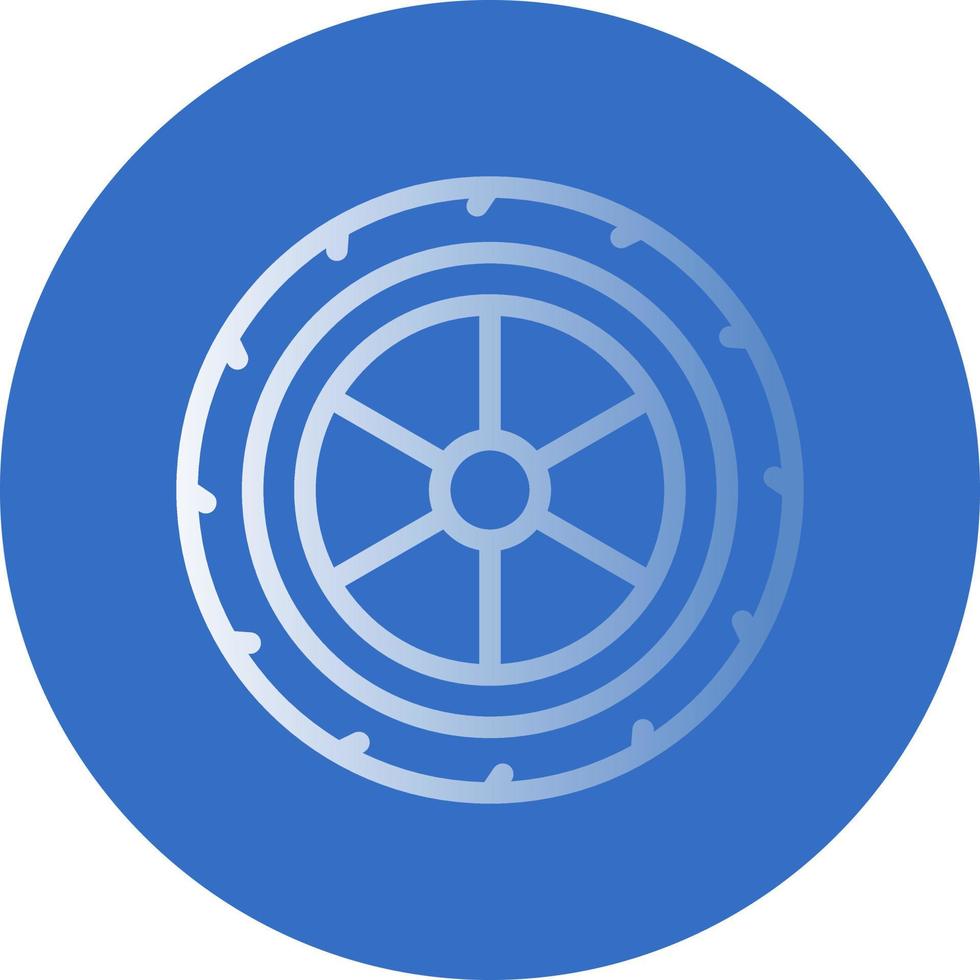 Tires Vector Icon Design