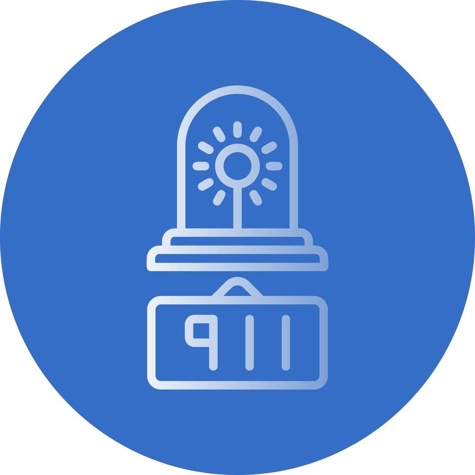 911 Call Vector Icon Design