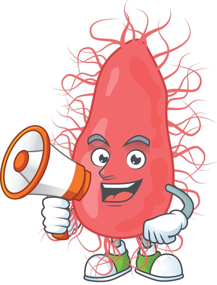 Escherichia Cartoon character vector