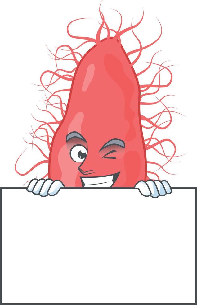 Escherichia Cartoon character vector