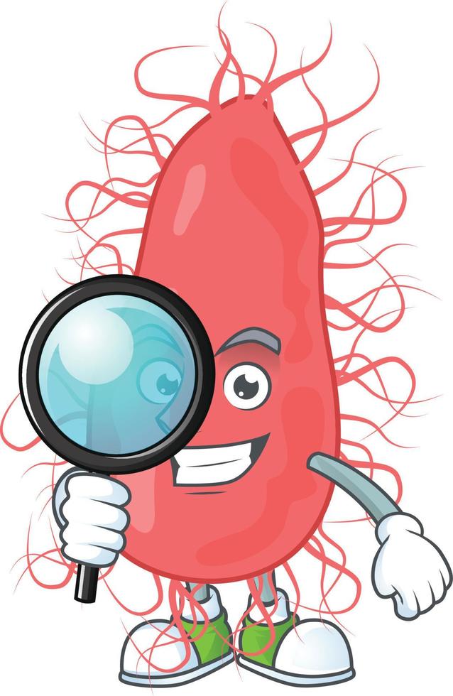 Escherichia Cartoon character vector