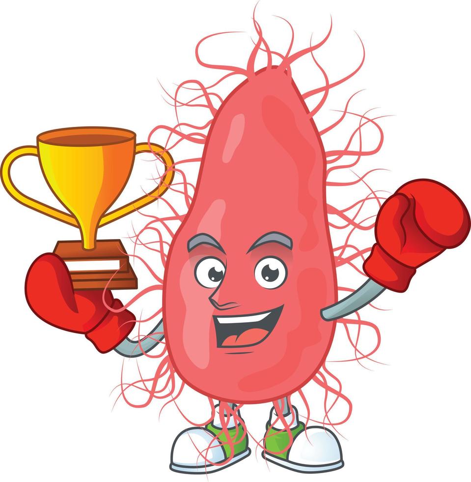 Escherichia Cartoon character vector