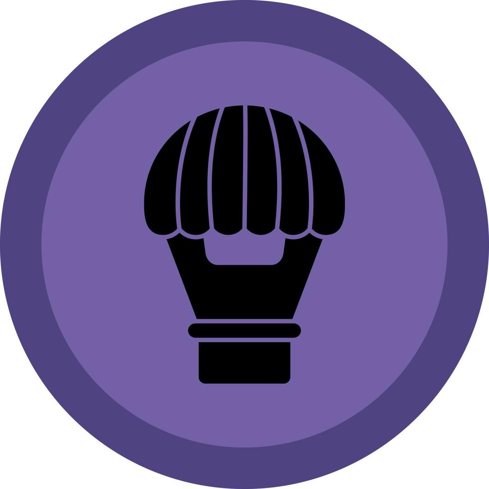 Hot Air Balloon Vector Icon Design