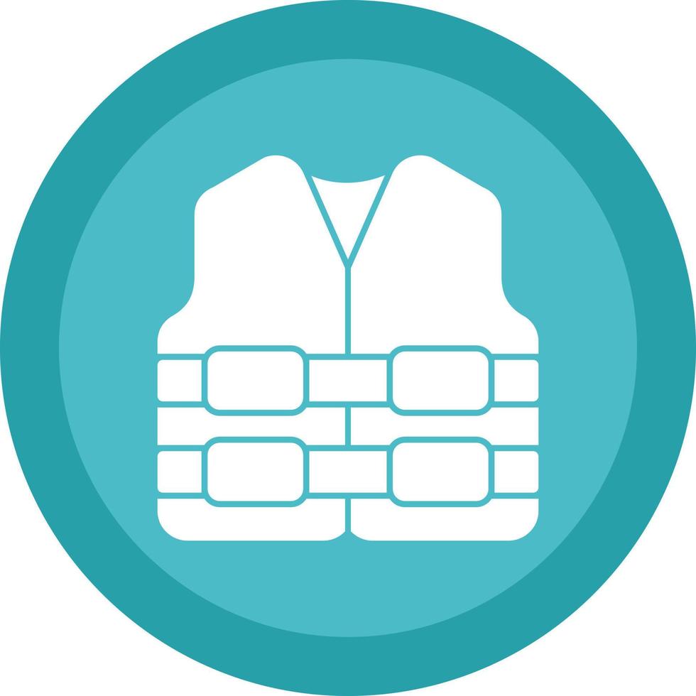 Life Jacket Vector Icon Design