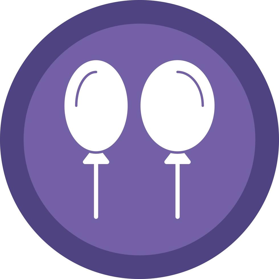 diseño de icono de vector de globos