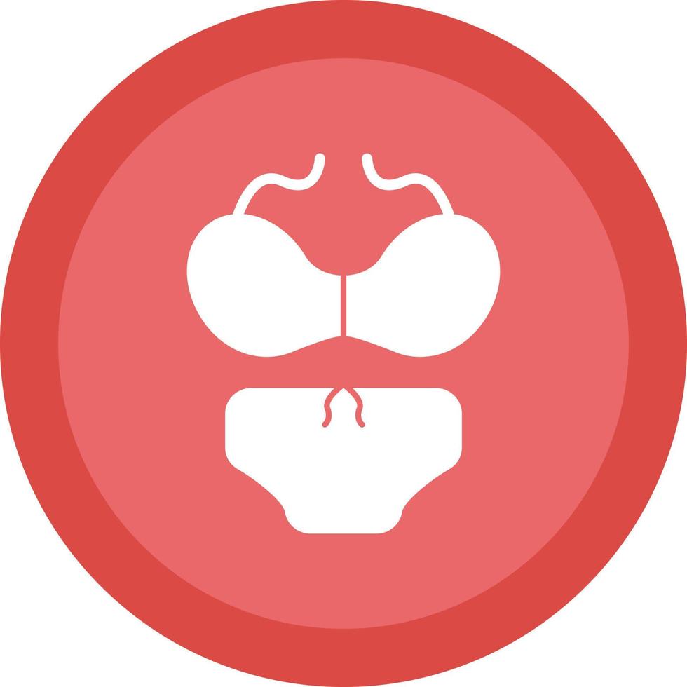 Swimsuit Vector Icon Design